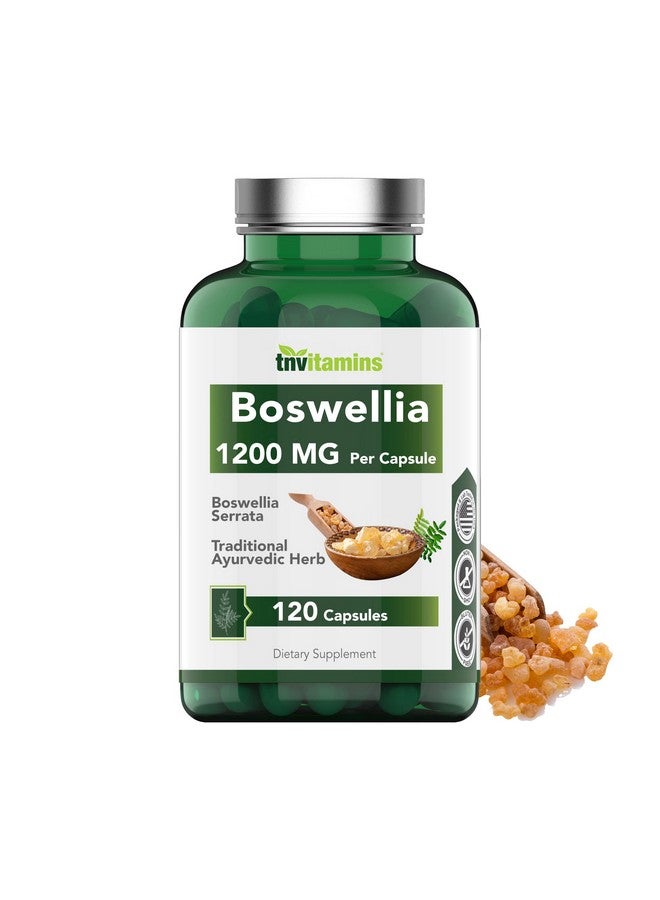 tnvitamins Boswellia Serrata Herbal Extract Capsules | 1200 MG/Capsule (120 Capsules) | Joint Support Supplement* | Ayurvedic Herb: Indian Olibanum/Frankincense - Image 1