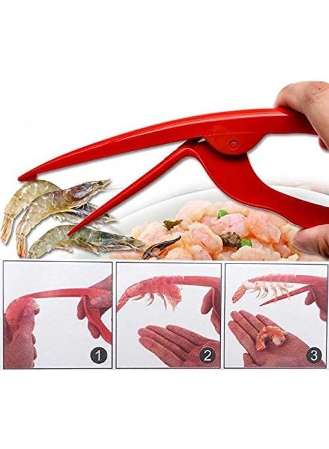 Peel Shrimp Tool Prawn Peeler Kitchen Gadgets Cooking Seafood Tools - Image 1