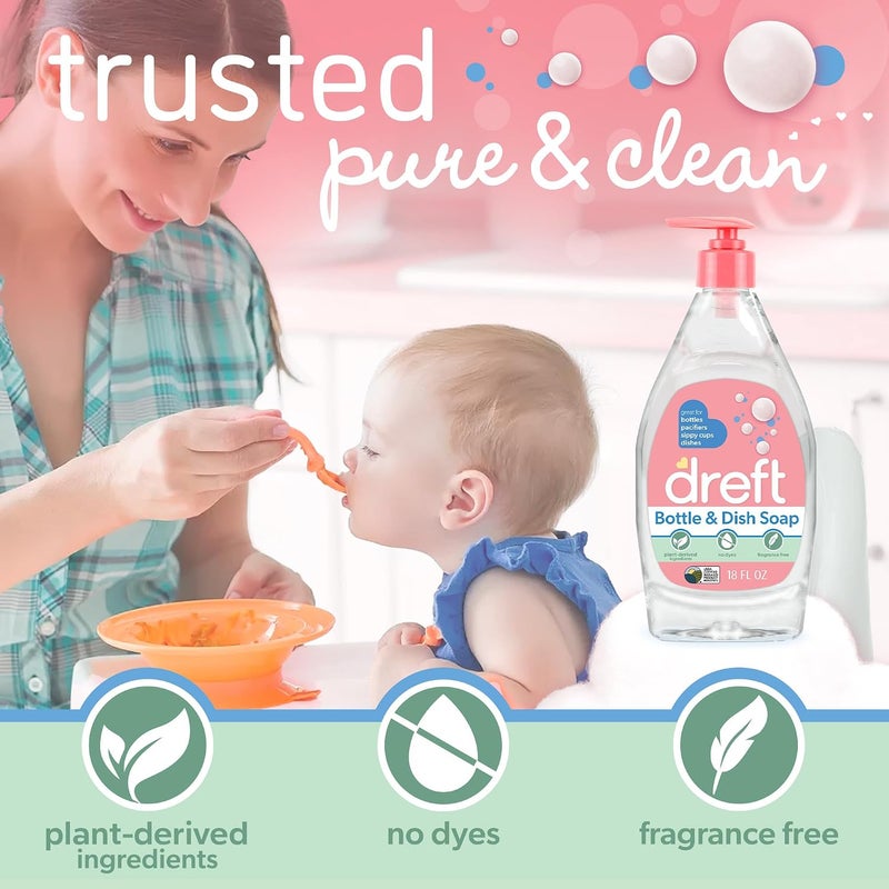 Dreft Baby Bottle and Dish Soap - 3 Pack - Image 2