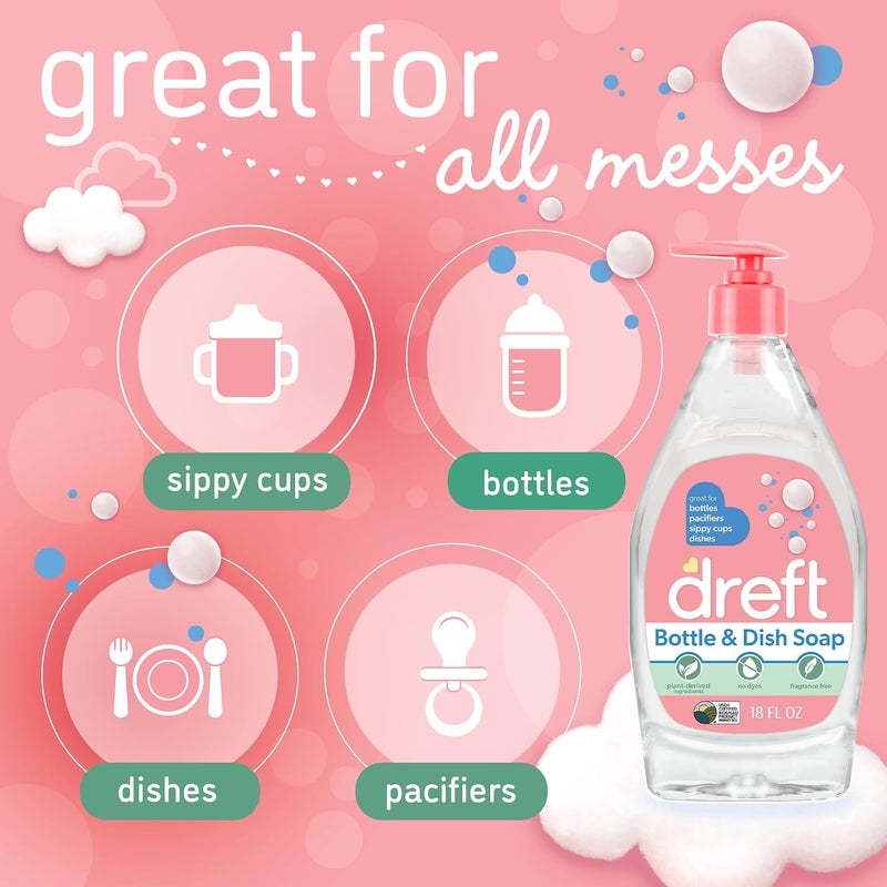 Dreft Baby Bottle and Dish Soap - 3 Pack - Image 4