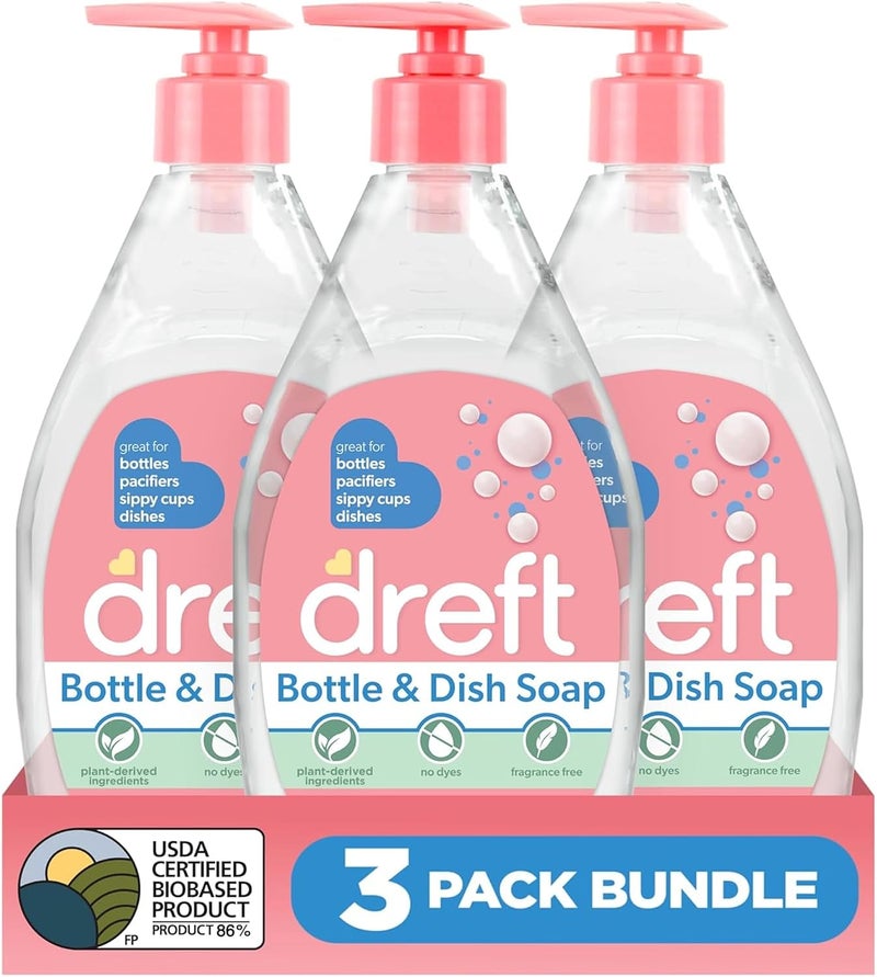 Dreft Baby Bottle and Dish Soap - 3 Pack - Image 1