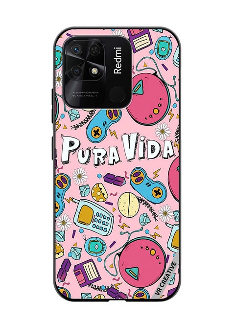 Protective Case Cover For Xiaomi Redmi 10C Pop Art Design Multicolour