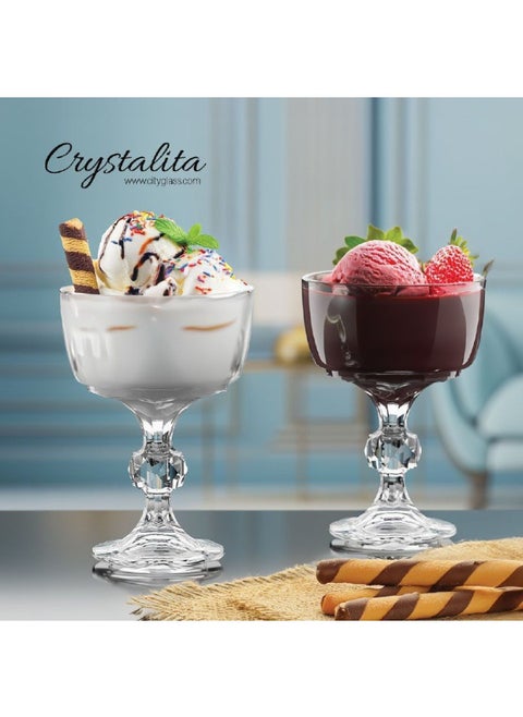Plain Czech Cup 18 ml Set of 6 For fruit salads, ice cream, and jelly