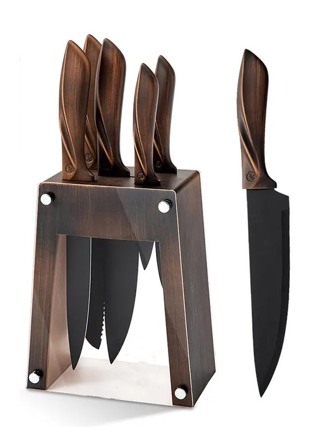 KLNAMAEAAN 6 Piece Stainless Steel Knife Set - Image 1