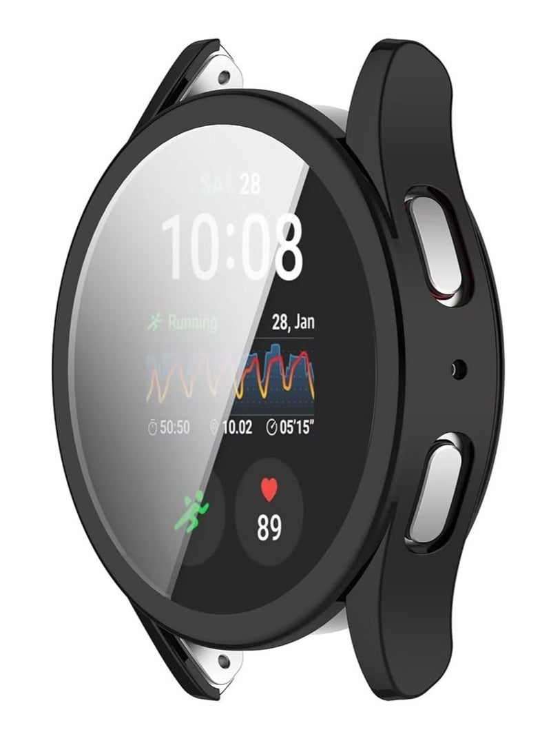 Samsung Galaxy Watch 7 2024 Screen Cover 44MM All-Around TPU Anti-Scratch Black - Image 1
