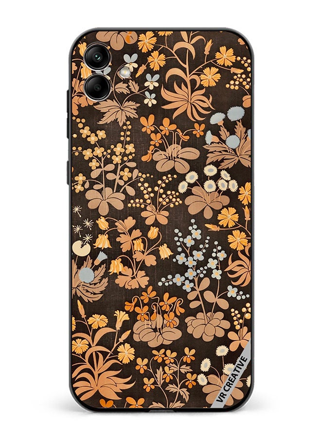 VR CREATIVE Protective Case Cover For Samsung Galaxy A04 Brownie Flower Design Multicolour - Image 1