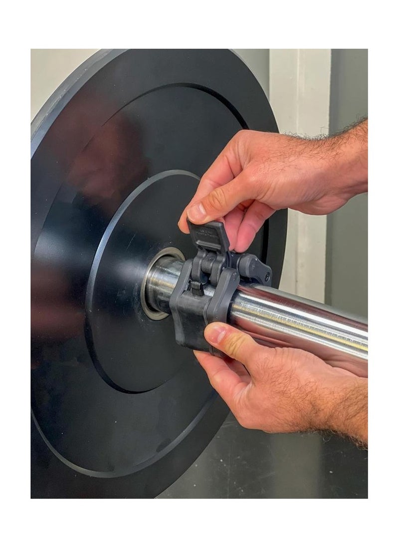 COMMANDO Pair of Quick-Release Olympic Barbell Locks  - Image 2