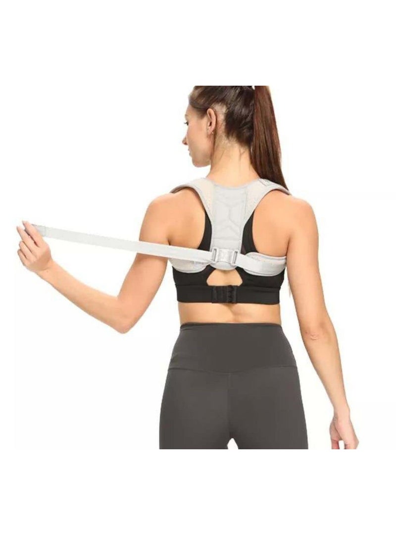SYOSI Posture Corrector for Men and Women, Adjustable Upper Back Brace for Clavicle Support and Providing Pain Relief from Neck, Back, and Shoulder - Image 2