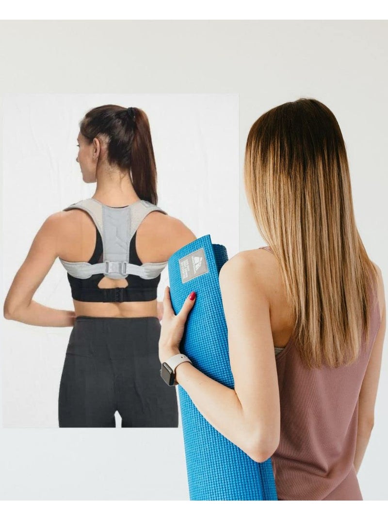 SYOSI Posture Corrector for Men and Women, Adjustable Upper Back Brace for Clavicle Support and Providing Pain Relief from Neck, Back, and Shoulder - Image 5