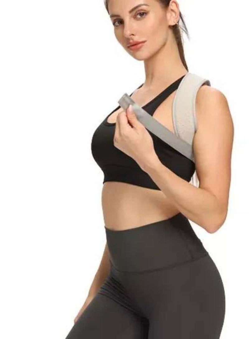 SYOSI Posture Corrector for Men and Women, Adjustable Upper Back Brace for Clavicle Support and Providing Pain Relief from Neck, Back, and Shoulder - Image 3