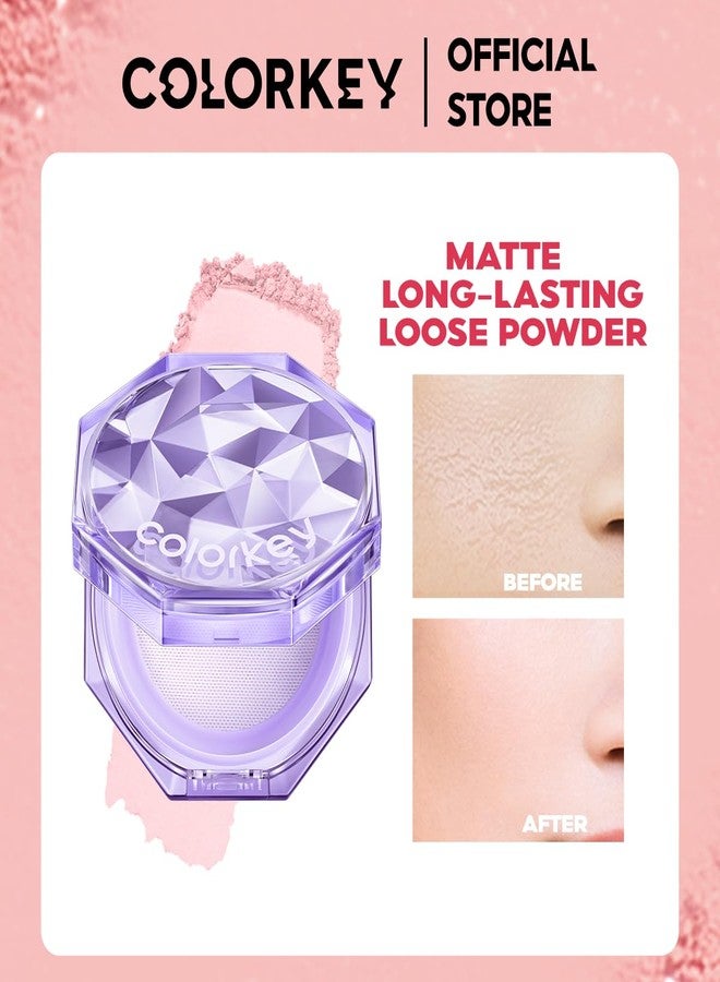 Colorkey Original Setting Loose Powder， Matte Finish, Long-lasting, Oil-control, Waterproof, Sweat-proof, Non-cakey, Natural Look, Sets Makeup, Evens Skin Tone (C01, Normal) - Image 3