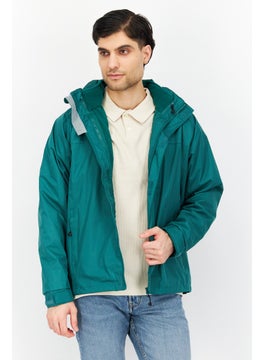 Trespass Men Solid Bomber Jacket, Storm Green  - Image 1