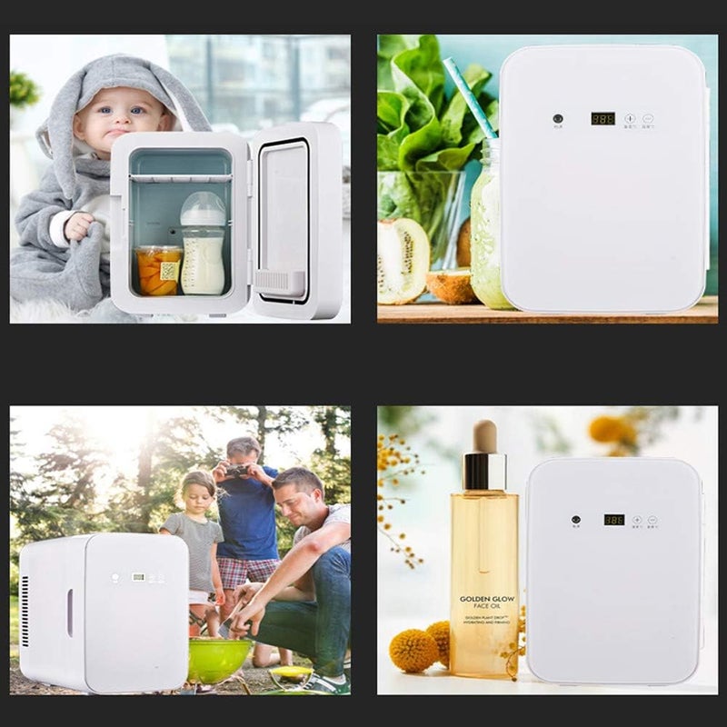 windforgecraft Mini Fridge Electric Cooler And Warmer, Ac/Dc Compact And Portable Thermoelectric System, For Store Food, Drinks, Beer, Snacks, Breast Milk, Skincare - Image 3