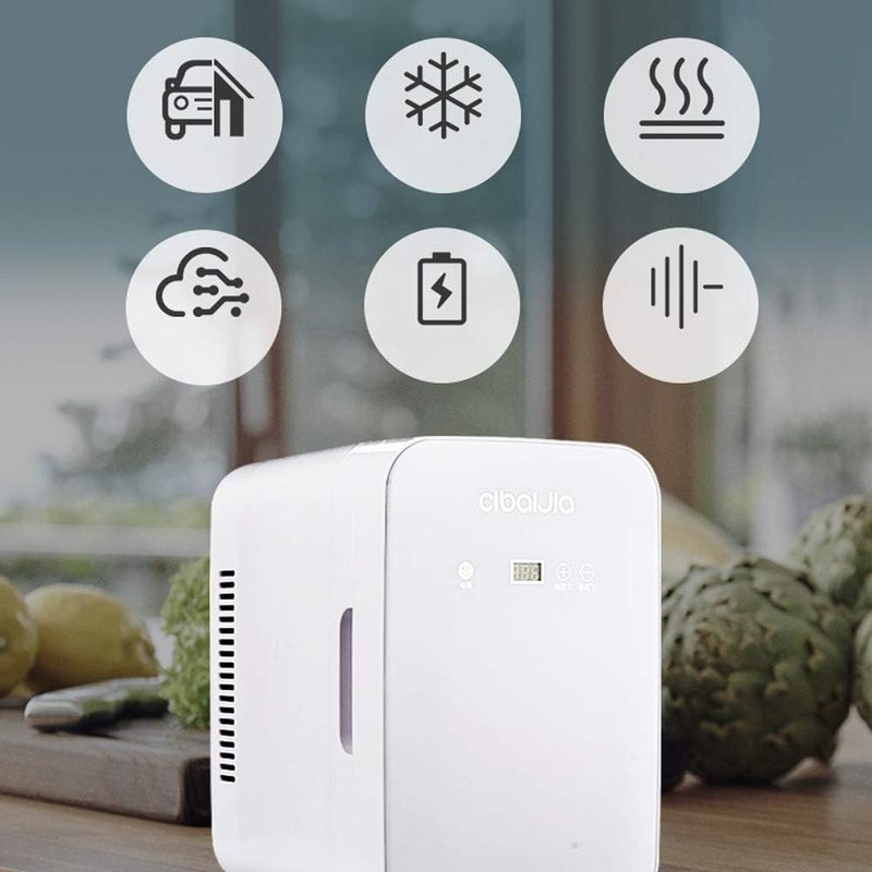 windforgecraft Mini Fridge Electric Cooler And Warmer, Ac/Dc Compact And Portable Thermoelectric System, For Store Food, Drinks, Beer, Snacks, Breast Milk, Skincare - Image 4