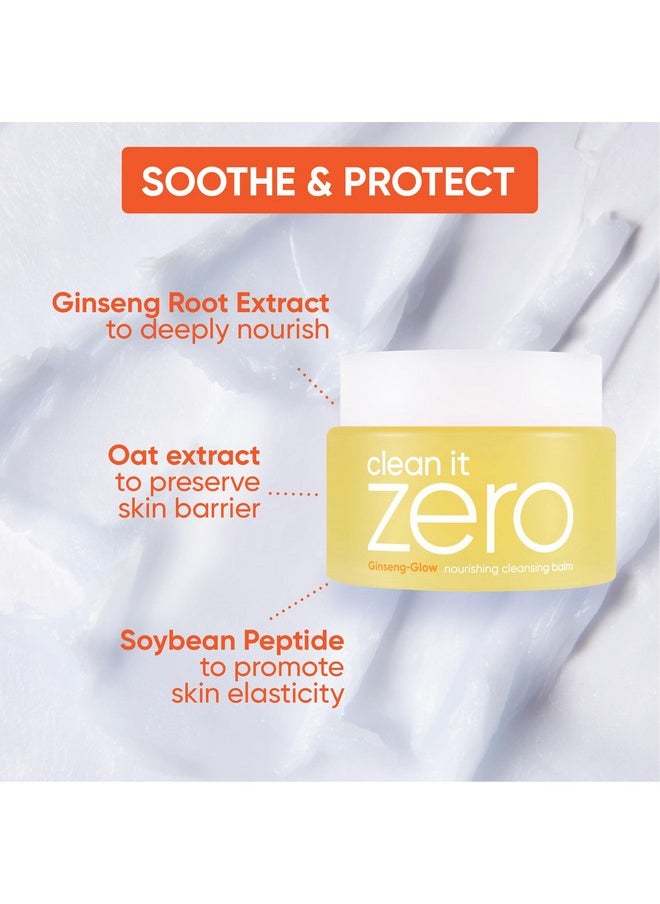 Banila Co Clean It Zero Nourishing Cleansing Balm Korean Makeup Remover For Dry Skin Vegan & Made With Ginseng Root And Berry 100Ml/3.38 Fl Oz  - Image 2
