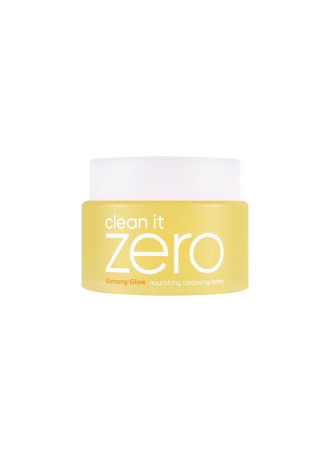 Banila Co Clean It Zero Nourishing Cleansing Balm Korean Makeup Remover For Dry Skin Vegan & Made With Ginseng Root And Berry 100Ml/3.38 Fl Oz  - Image 1