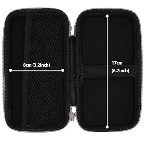 iMangoo Shockproof Travel Essentials Organizer Charger Case, Space-Optimized Small Zipper Electronics Accessories Pouch Tech Cord Cable Power Bank Storage for Women Men, 6.5x3.2x1 In (Silver) - Image 4
