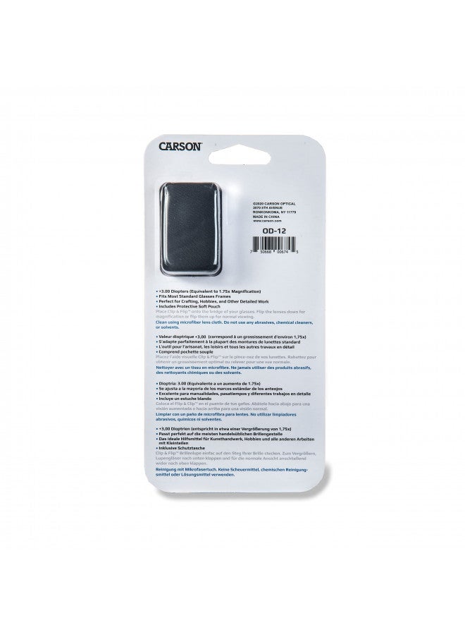 Carson Clip and Flip 1.75x Power Magnifying Lenses (OD-12) - Image 5