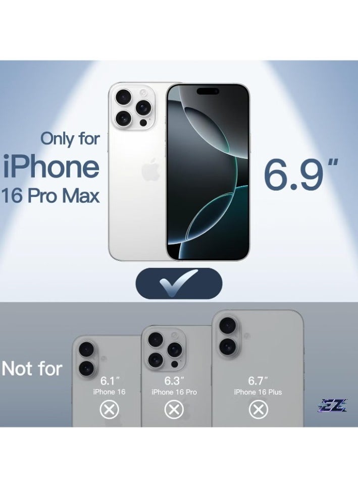 ELTRAZONE حافظة فائقة النحافة 0.35 مم لجهاز آيفون 16 برو ماكس (6.9 بوصة) - لمسة نهائية غير لامعة خفيفة الوزن، حماية كاملة لعدسة الكاميرا، غلاف صلب بسيط (تيتانيوم أبيض) - تصميم أنيق، متين، ومضاد للصدمات - Image 2