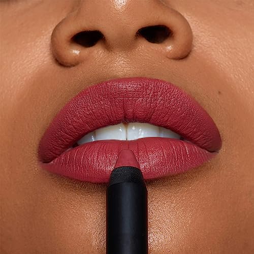 Nudestix Intense Matte Lip + Cheek Pencil – 3-in-1 Long-Wear Matte Lipstick, Lip Liner & Blush Stick | Waterproof, Vegan, Preservative-Free | Soft Matte Finish, Shade: Retro - Image 2