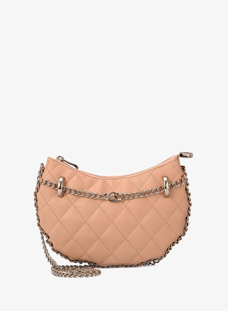Carmen Steffens Matelassê Chain Bag Blush