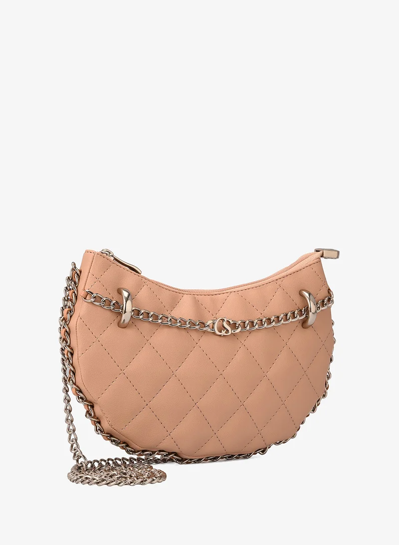 Carmen Steffens Matelassê Chain Bag Blush
