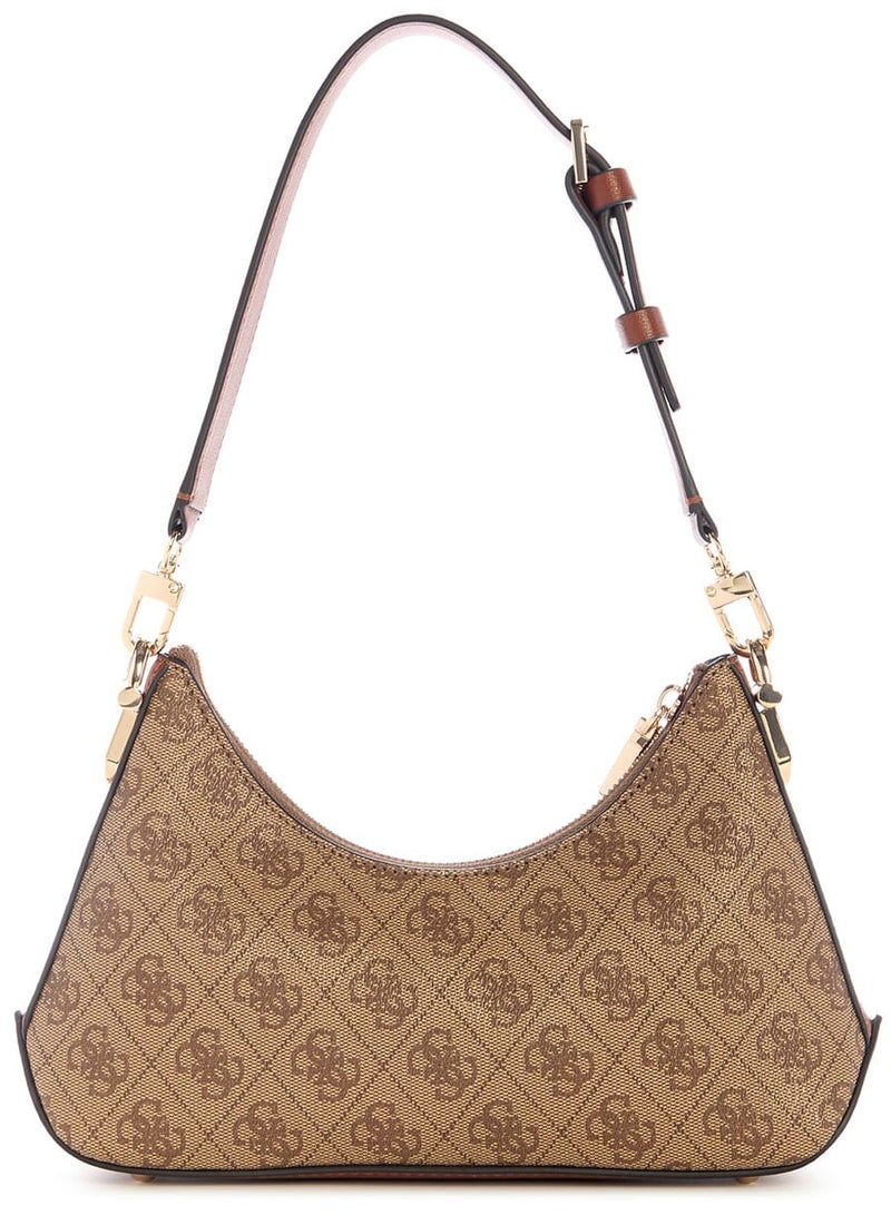 Guess Latte Logo Light Brown Brown Women Crossbody Hwsg7993730 Ltl - Image 3