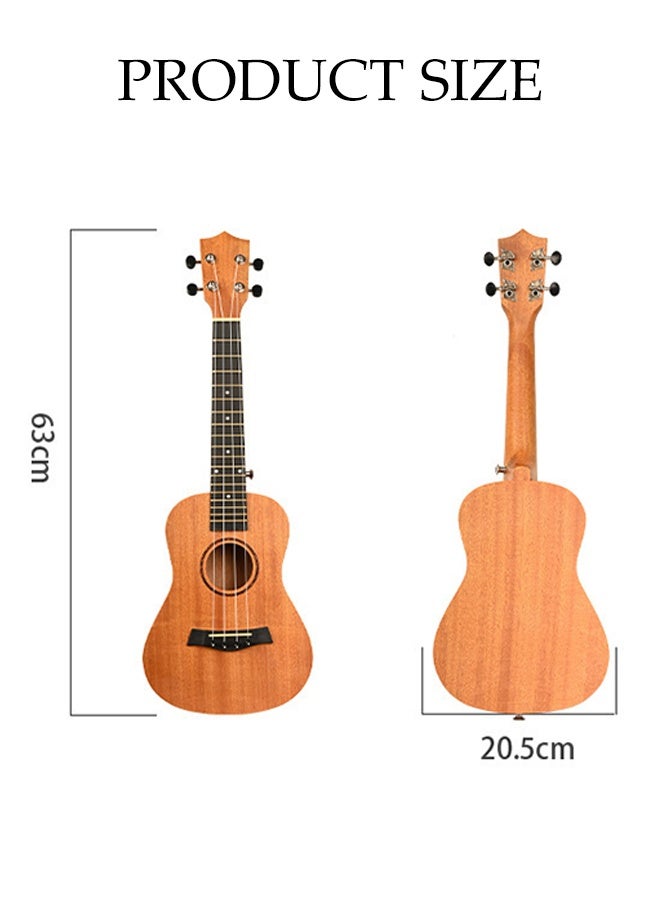 DUNISO 23-Inch Ukulele，Ukulele With Accessories Set，Acoustic Soprano Ukulele with Ukulele Guitar Bag, Tuner，Picks, Strings, Capo, Strap，Lightweight & Stylish，for Beginner/Adult - Image 2