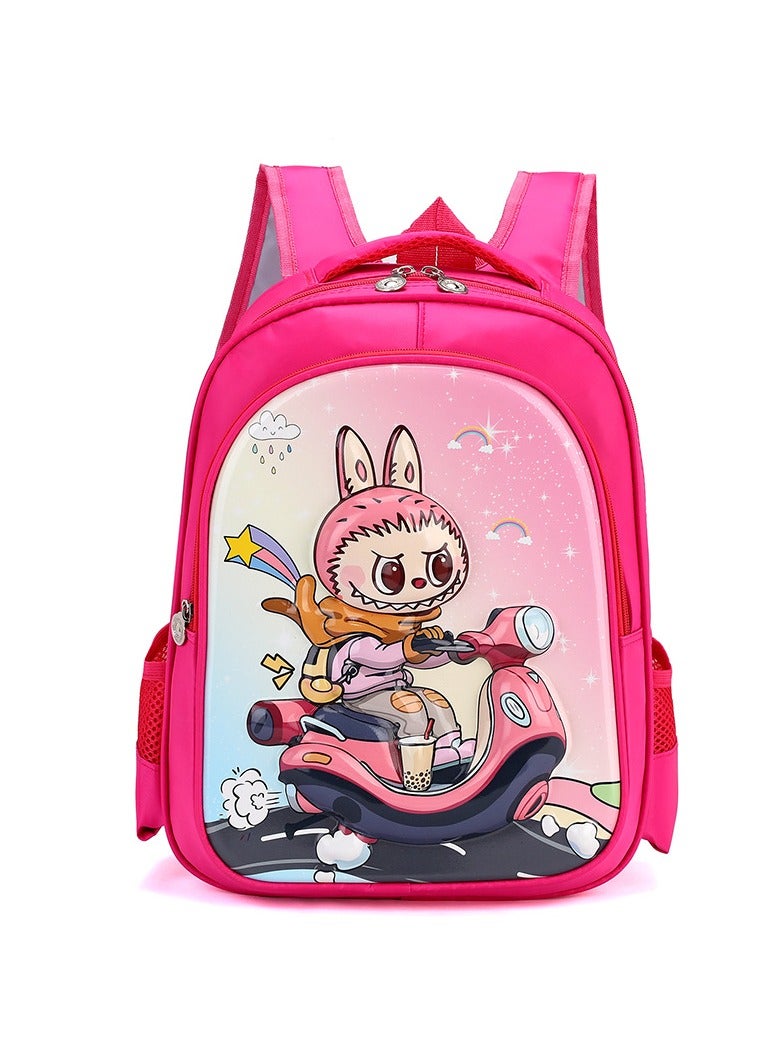Labubu Children's Schoolbag, Primary School Student 3D Cartoon Backpack, Student Bag 39*35*15CM