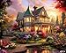 Springbok Victorian Dream 500 Piece Jigsaw Puzzle for Adults Dreamy Victorian House at Sunset Unique Cut Pieces Made in USA - Image 2