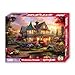 Springbok Victorian Dream 500 Piece Jigsaw Puzzle for Adults Dreamy Victorian House at Sunset Unique Cut Pieces Made in USA - Image 4