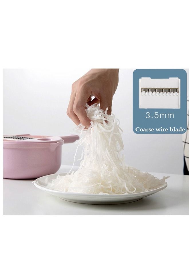 Cady One - 12 in 1 Vegetable Spiralizer Cutter Functions Easy to Use Wheat Slicer With Hand Guard Food Storage - Image 1
