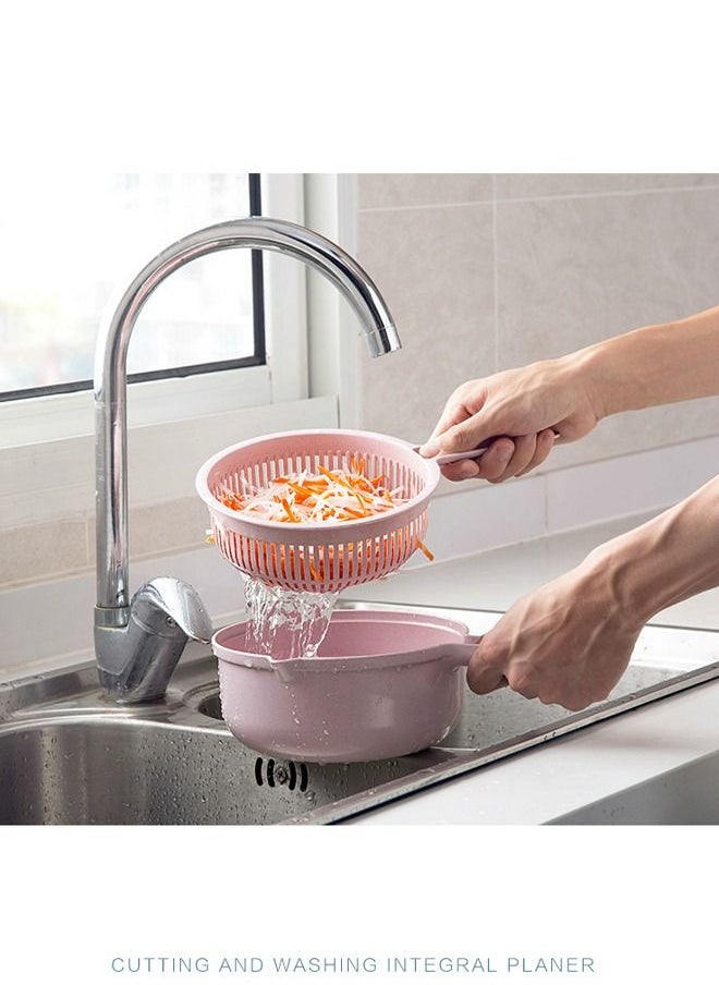 Cady One - 12 in 1 Vegetable Spiralizer Cutter Functions Easy to Use Wheat Slicer With Hand Guard Food Storage - Image 1