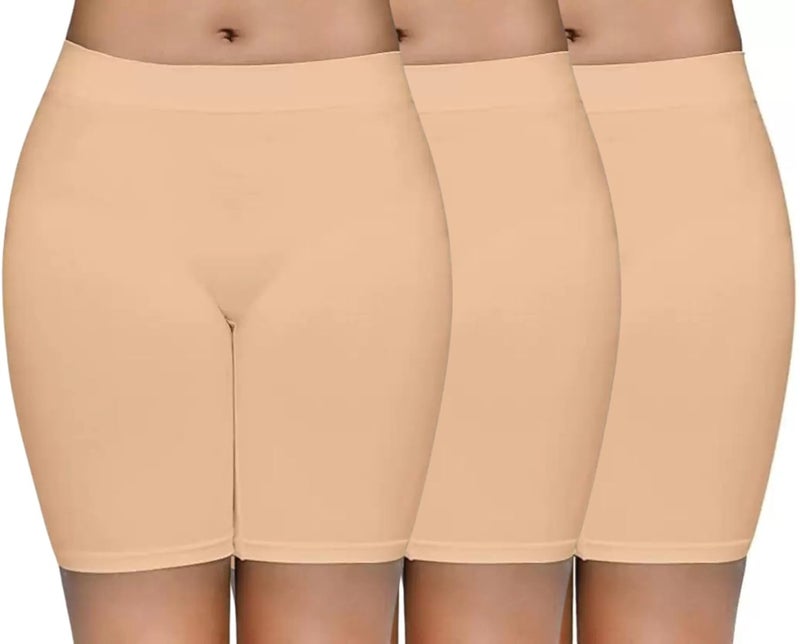 Mysha Women's High Waist Seamless Cycling Shorts - 3 Pack - Image 1