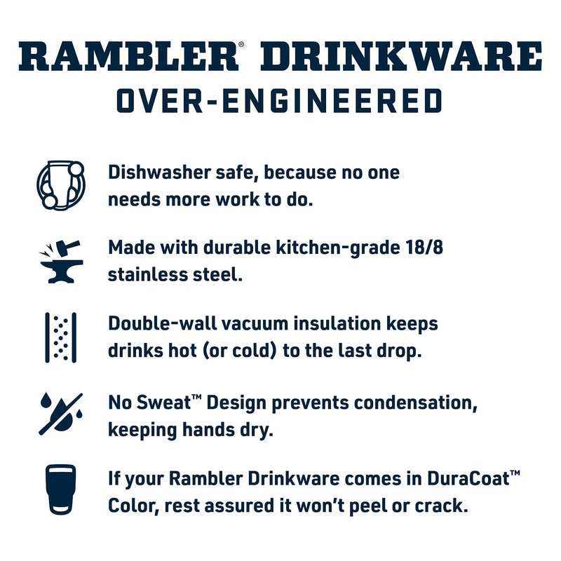 YETI Rambler 26 oz Bottle, Vacuum Insulated, Stainless Steel with Straw Cap, White - Image 4