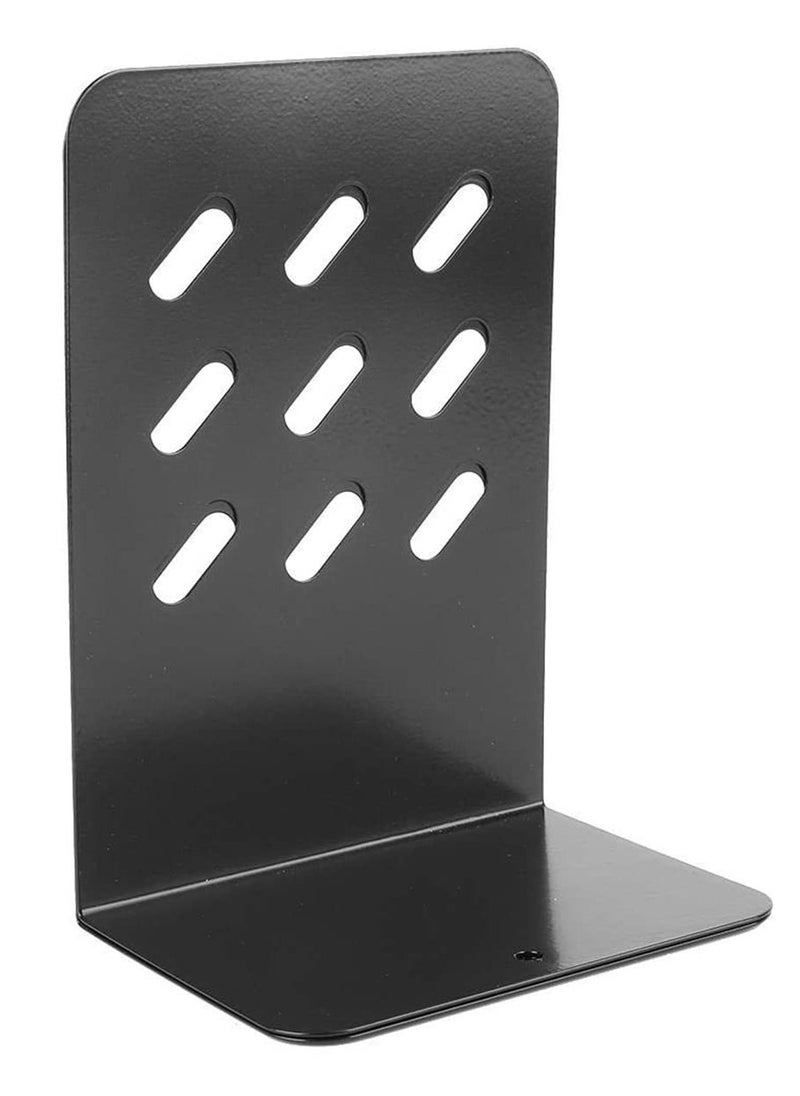 Generic - Anti-skid bookends have a padding base to maintain stability. Even if you only put one book on the bookshelf, it will keep your books balanced and balanced, and won't scratch your furniture. - Image 1