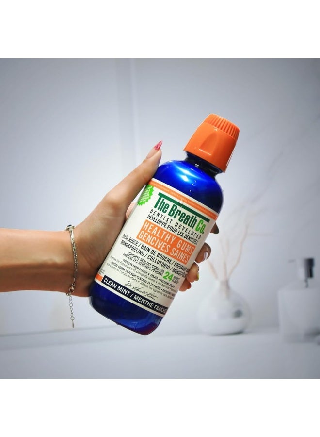 ثيرابريذ غسول فمٍ ثيرا بريث للثة صحية بنكهة النعناع أصلى 100% 473مل - Image 2