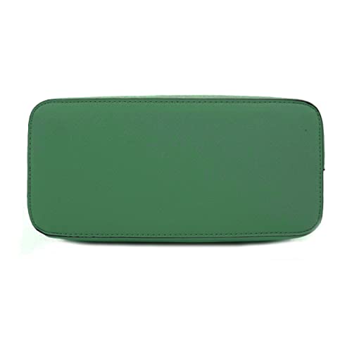 EVVE Women's Small Satchel Bag Classic Top Handle Purses Fashion Crossbody Handbags with Shoulder Strap | KELLY GREEN - Image 4