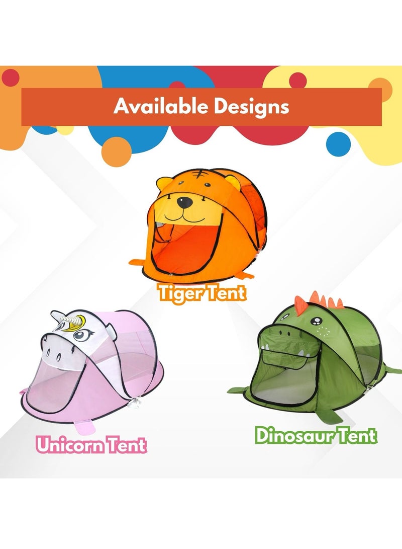 المنزل الذكي خيمة منزلية ذكية للأطفال للعب والنوم وديكور حفلات أعياد الميلاد وخيمة بيت اللعب للأولاد والبنات وخيمة داخلية وخارجية (خيمة يونيكورن) - Image 3