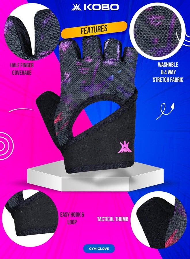 Kobo WTG-59 Weight Lifting Gym Gloves Hand Protector for Fitness Training - Image 4