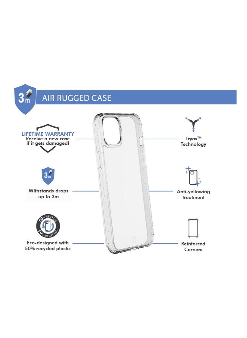 FORCE - Force Case iPhone 14 Plus AIR Reinforced Case Lifetime Warranty Transparent - 50% Recycled plastic - Image 1