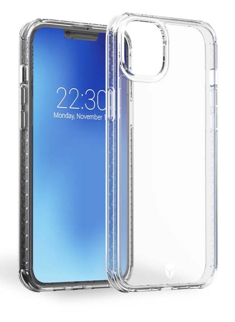 FORCE - Force Case iPhone 14 Plus AIR Reinforced Case Lifetime Warranty Transparent - 50% Recycled plastic - Image 1