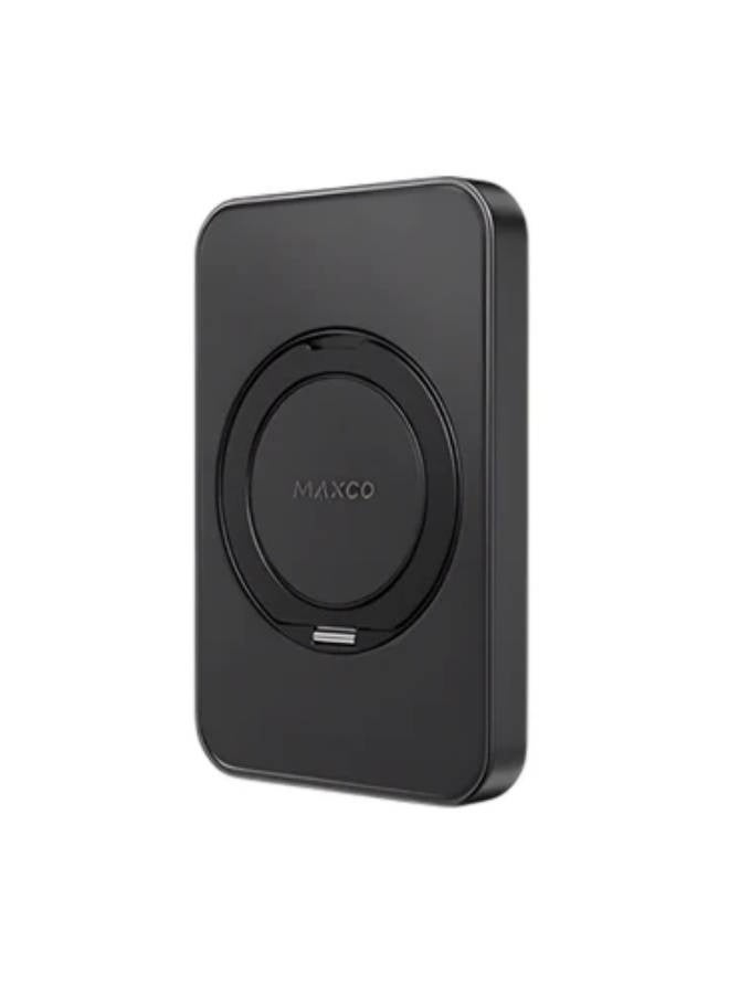ماكس اند كو شاحن لاسلكي مغناطيسي ماكسكو MP33 بقوة 20 واط 5000 مللي أمبير - أسود - Image 1