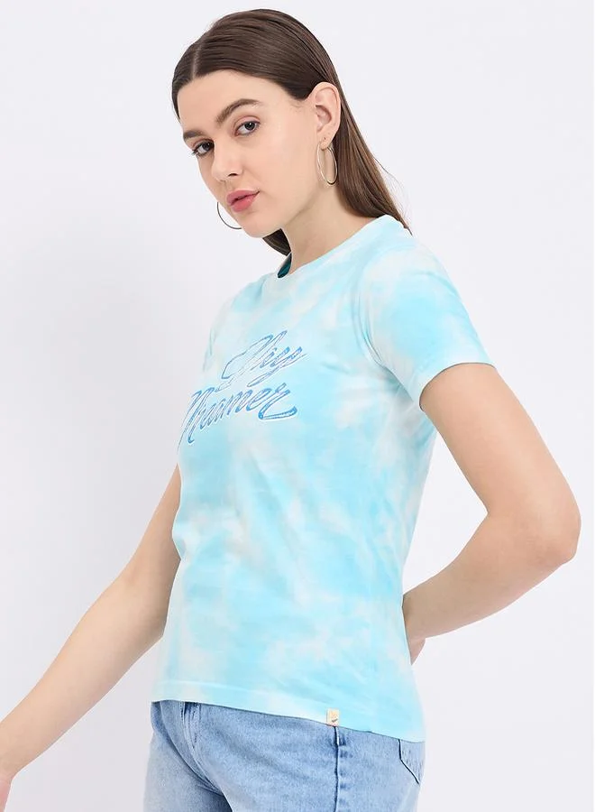 DUKE Duke Regular Fit Tie-Dye Print T-Shirt