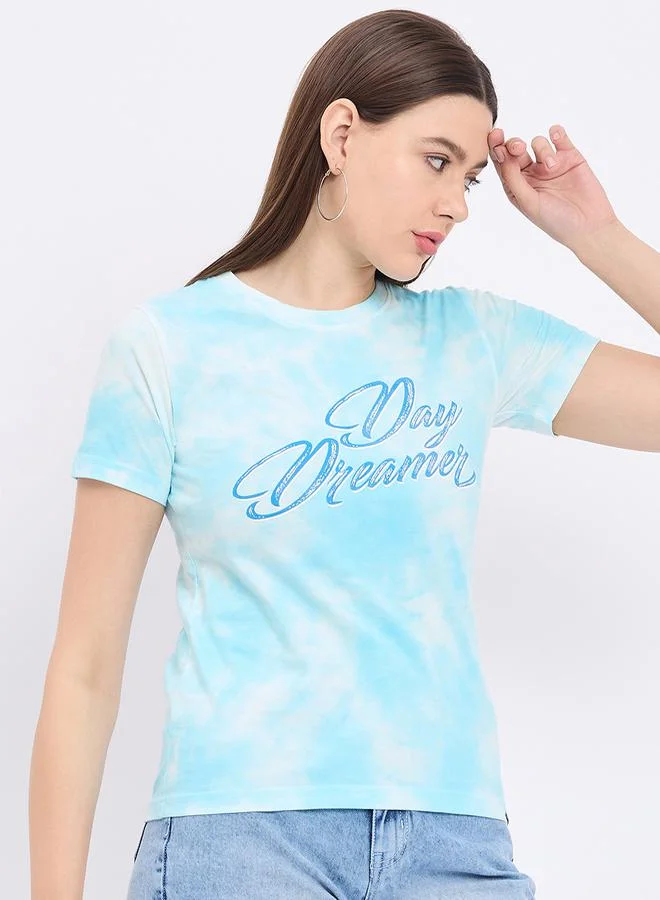 DUKE Duke Regular Fit Tie-Dye Print T-Shirt