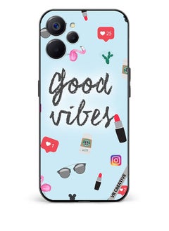 Protective Case Cover For Realme 10 5G Good Vibes Ready to Pose Design Multicolour