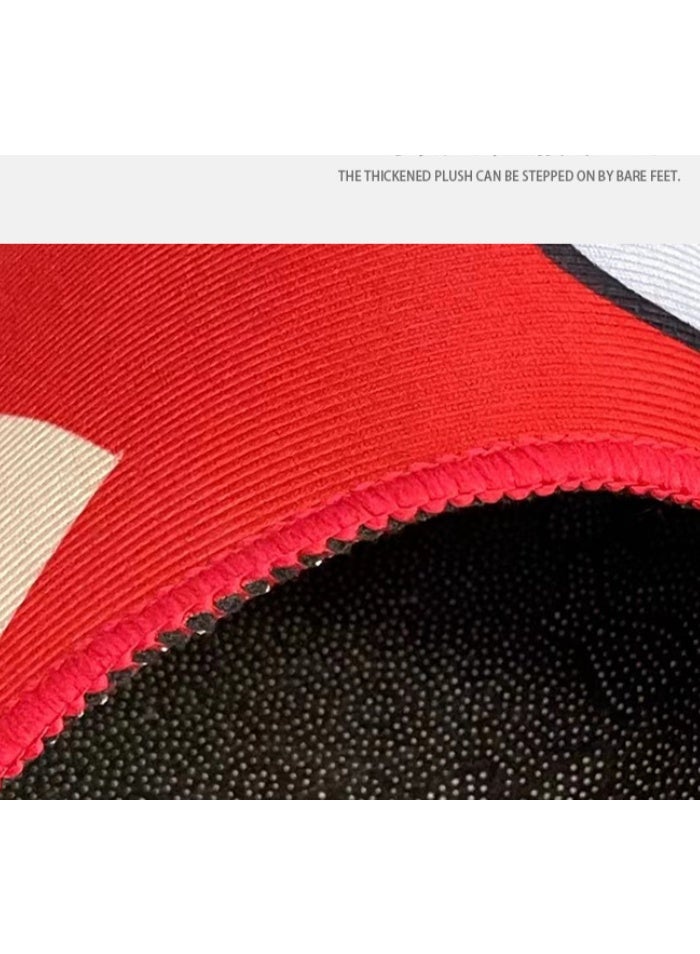 Black and Tan Outdoor Rug 80 x 120cm,  Striped Front Porch Rug,  Entryway Throw Rug for Front Porch Indoor Outdoor Doormat - Image 2