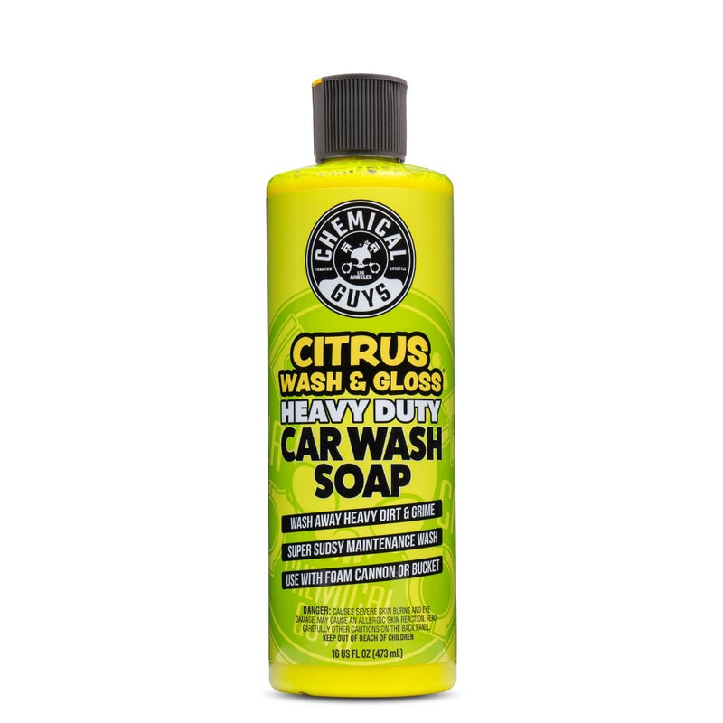 Chemical Guys CWS_301_16 Citrus Wash and Gloss Concentrated Car Wash (16 oz), CWS30116 - Image 1