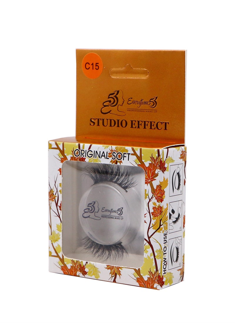 Everytime53 رموش صناعية بتأثير الاستوديو Everytime53 للنساء - C15 - Image 2