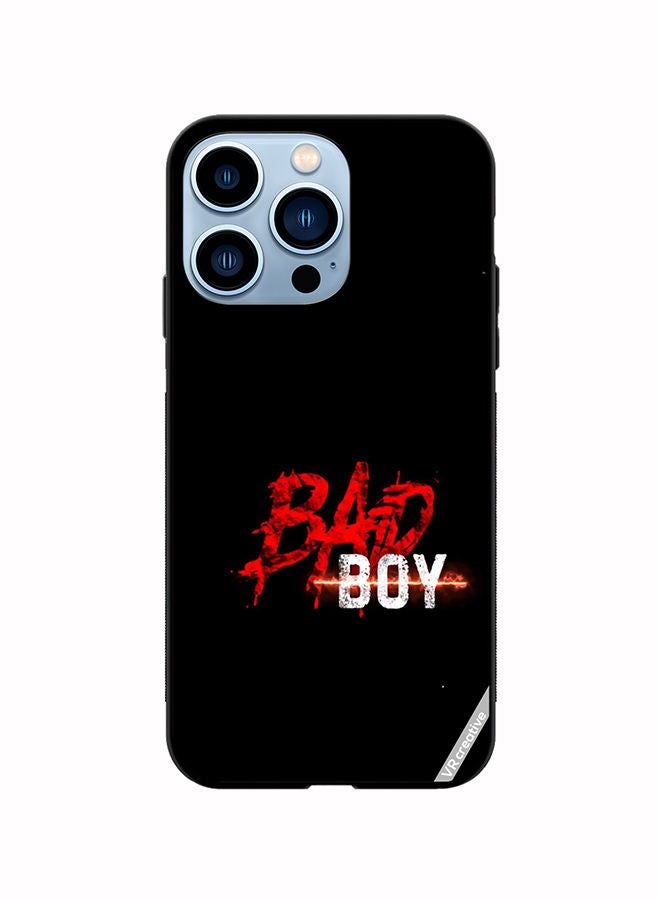 VR CREATIVE غطاء حماية لجهاز آبل آيفون 13 برو بتصميم ولد سيء متعدد الألوان - Image 1